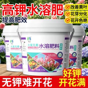 High Potassium Fertilizer Water-Soluble Fertilizer - Vegetable Compound Fertilizer for Fruit Enlargement - Slow-Release Granular Fertilizer - Macro Element Flush Fertilizer Foliar Fertilizer for Roses
