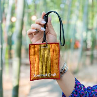 Wheat Ear Style Car Air Freshener Hanging Ornament Scented Pouch Fragrance Gift Car Hanger Birthday Gift Souvenir Premium