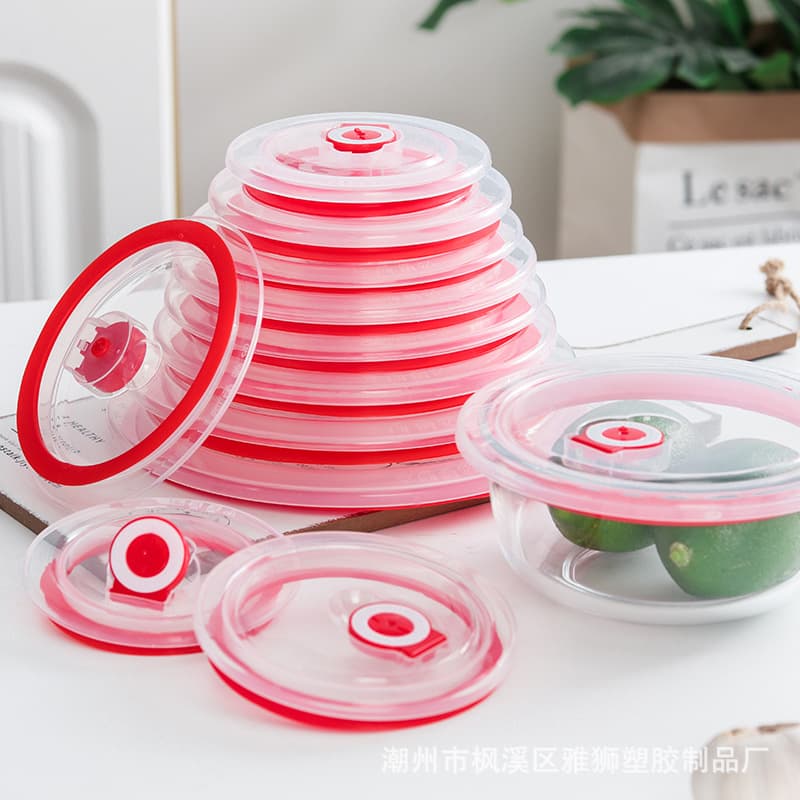 Factory Direct Ceramic Fresh-Keeping Bowl Cover, Stainless Steel Bowl Lid, Storage Cover, Good Sealing, Food Preservation, Kitchen Special