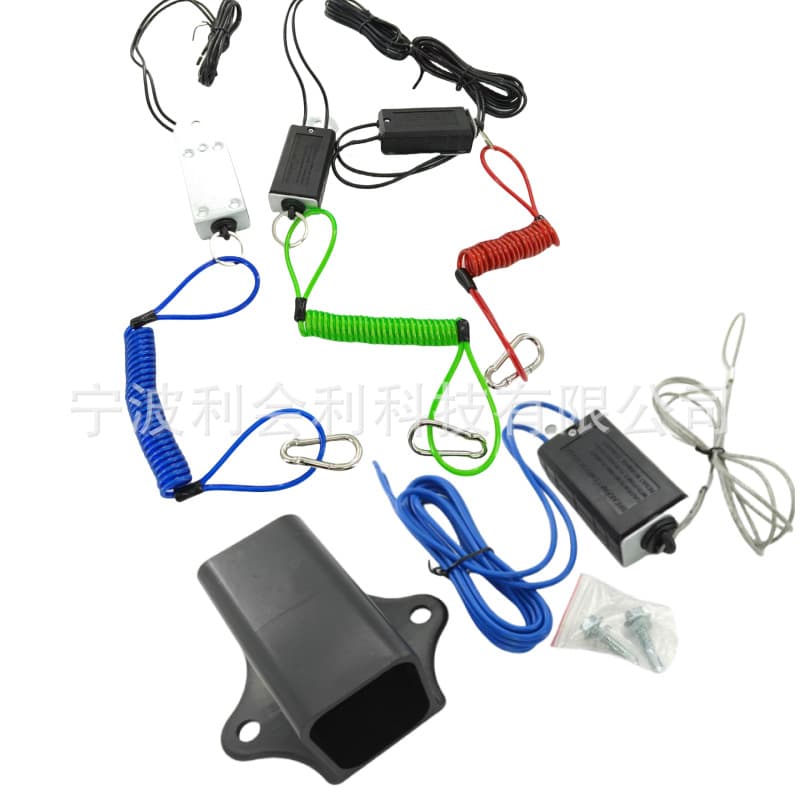 Spring Centrifugal Trailer Power-Off Separator with Switch 4-Foot Traction Trailer Electric Brake Line Switch Line