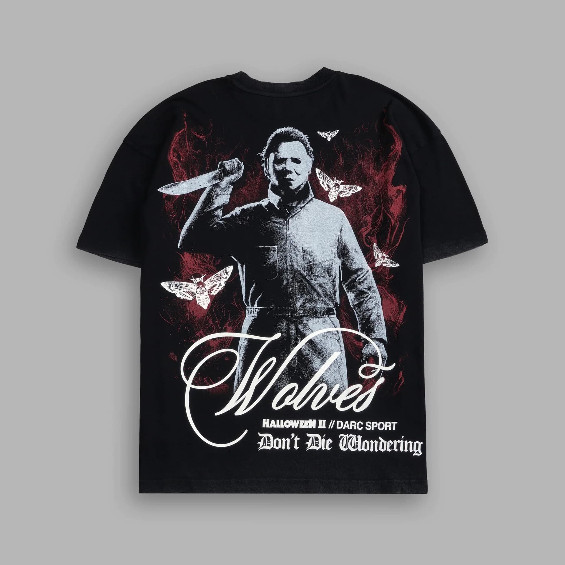 DARCSPORT Halloween series co-branded Michael Myers American street T-shirt loose dark short sleeves
