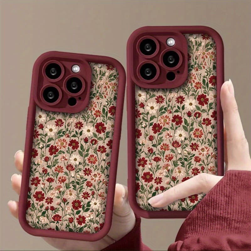 Fresh Daisy Compatible with Apple iPhone 16 Pro Case, iPhone 17 Cross-Border, 15 Pro Max Girl, 14 Anti-Drop 13