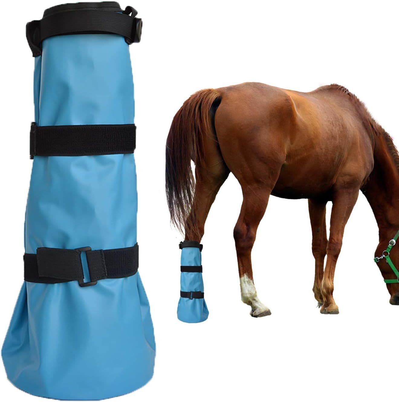 Amazon New Horse Hoof Wrap Care Bag Horse Leg Guard Portable Hoof Cover Hoof Soaking Boot