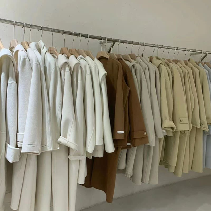 Nanyou New Autumn Winter Double-Faced Cashmere Coat Mid-Length Woolen Outerwear Brand Women's Clothing Wholesale Source