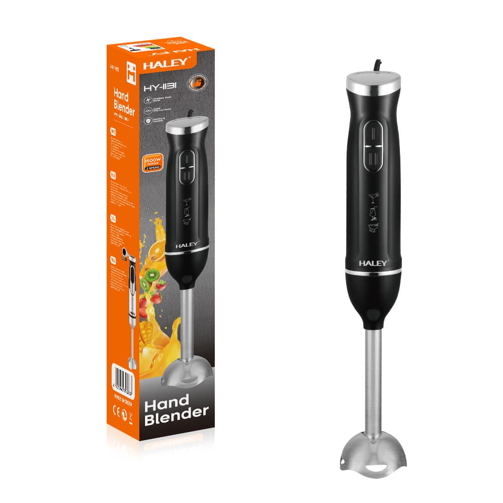 HALEY European standard portable household kitchen mixer handheld electric stainless steel cooking stick mixer