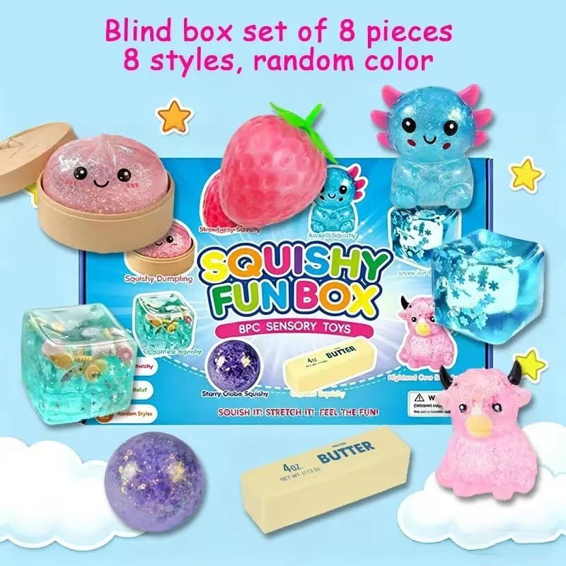 Cross-border Squishy Malt Sugar Stress Relief Toys Super Relief Squeeze Toys