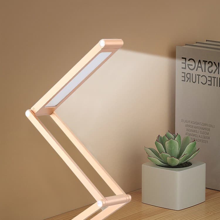 Dynamic, stylish, modern urban folding portable metal art lighting lamp, rechargeable, smart, plug-in dual-use.