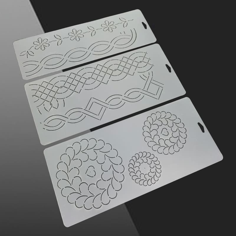 [Clearance] Patchwork Tool Template Quilting Stitching Drawing Template Embroidery Template Handmade Fabric Tool