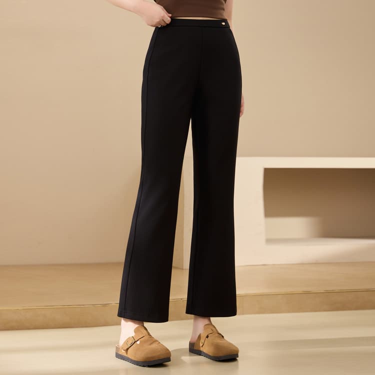 【Comfortable Elastic Waist Pants】Xianli Show Plus Size Women's Clothing Versatile Slimming Long Pants, New 2025 Autumn Styles for Curvy Women