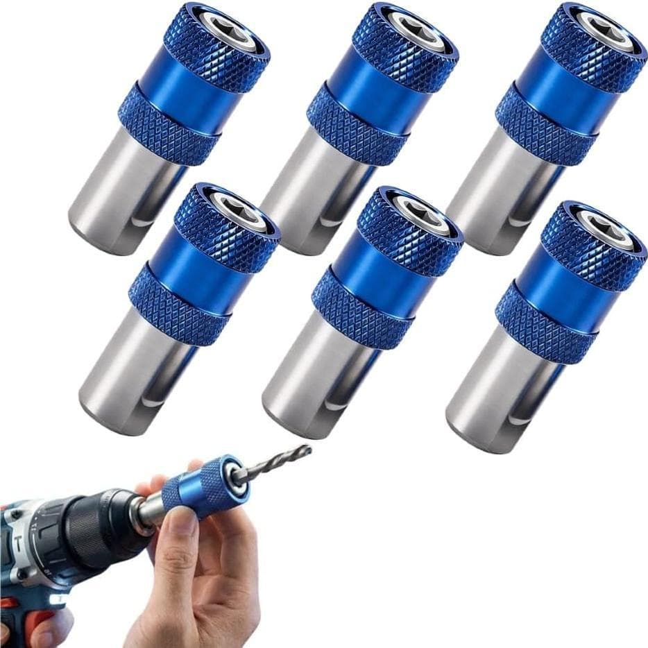 Drill bit adapter quick release self-locking 3/8 screwdriver to electric drill hexagonal handle joint multi-functional universal thread