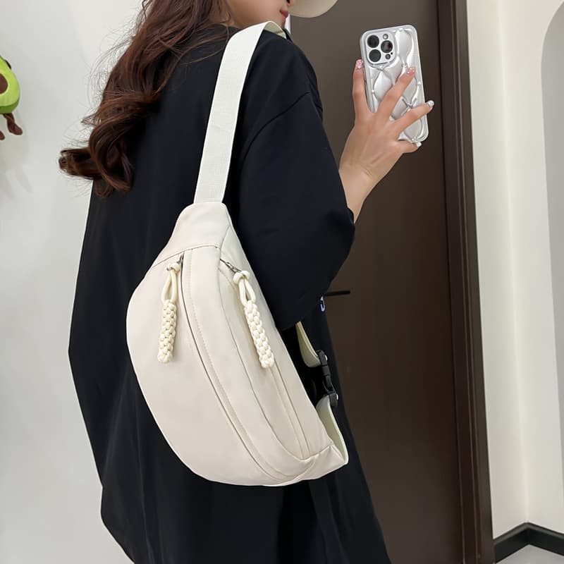 Sports Crossbody Cycling Chest Bag Women 2025 New Waist Bag Women's Trendy Single Shoulder Bag Men's Fashionable Small Crossbody Bag