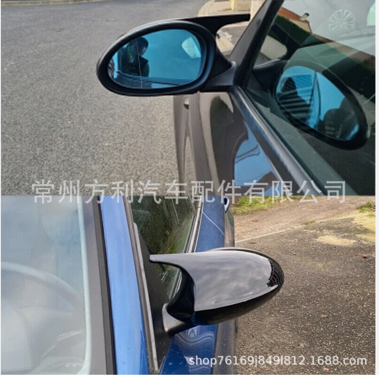 Cross-border hot sale suitable for 05-07 BMWE90/06-09 E92/E93 replacement rearview mirror cover carbon pattern