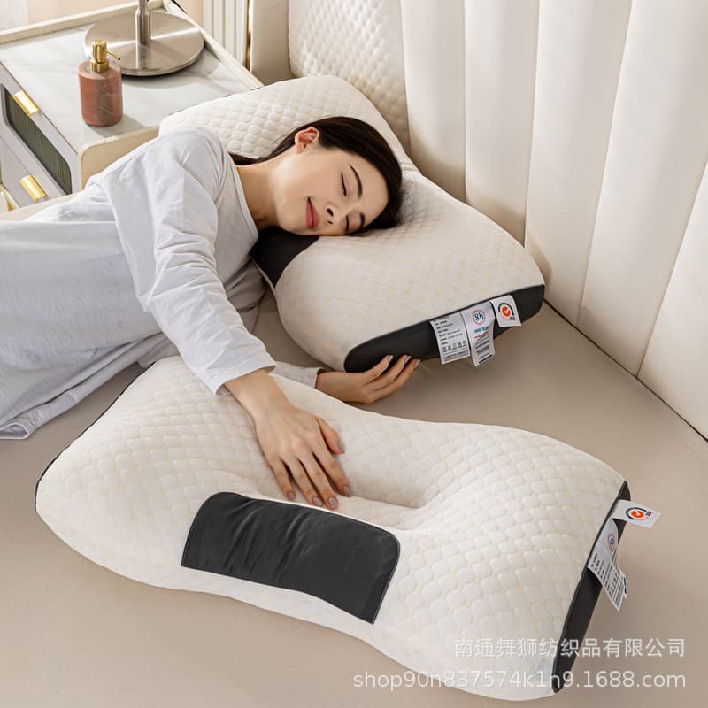 TikTok Hot-Selling Washable Knit Cotton Neck Support SPA Massage Pillow Pillow Insert for Hotel Home Adults Students