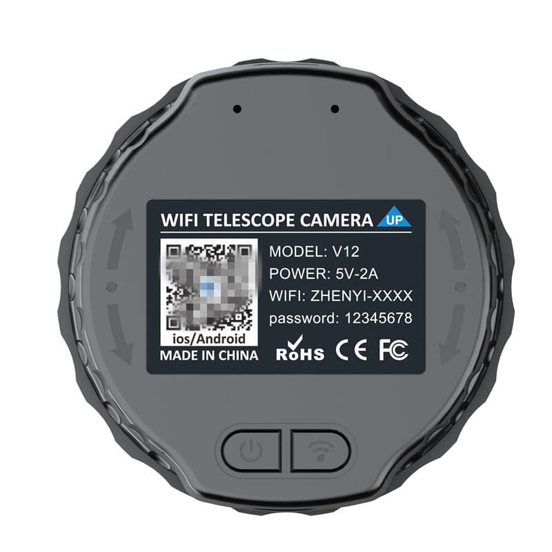 High-definition 2k WiFi electronic eyepiece with adjustable inner diameter, suitable for viewing on mobile phones with telescopes and birdwatchers