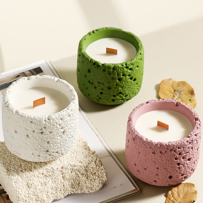 Colorful ceramic cup aromatherapy candle, simple aromatherapy gift, bedroom atmosphere decoration, handmade soy wax aromatherapy