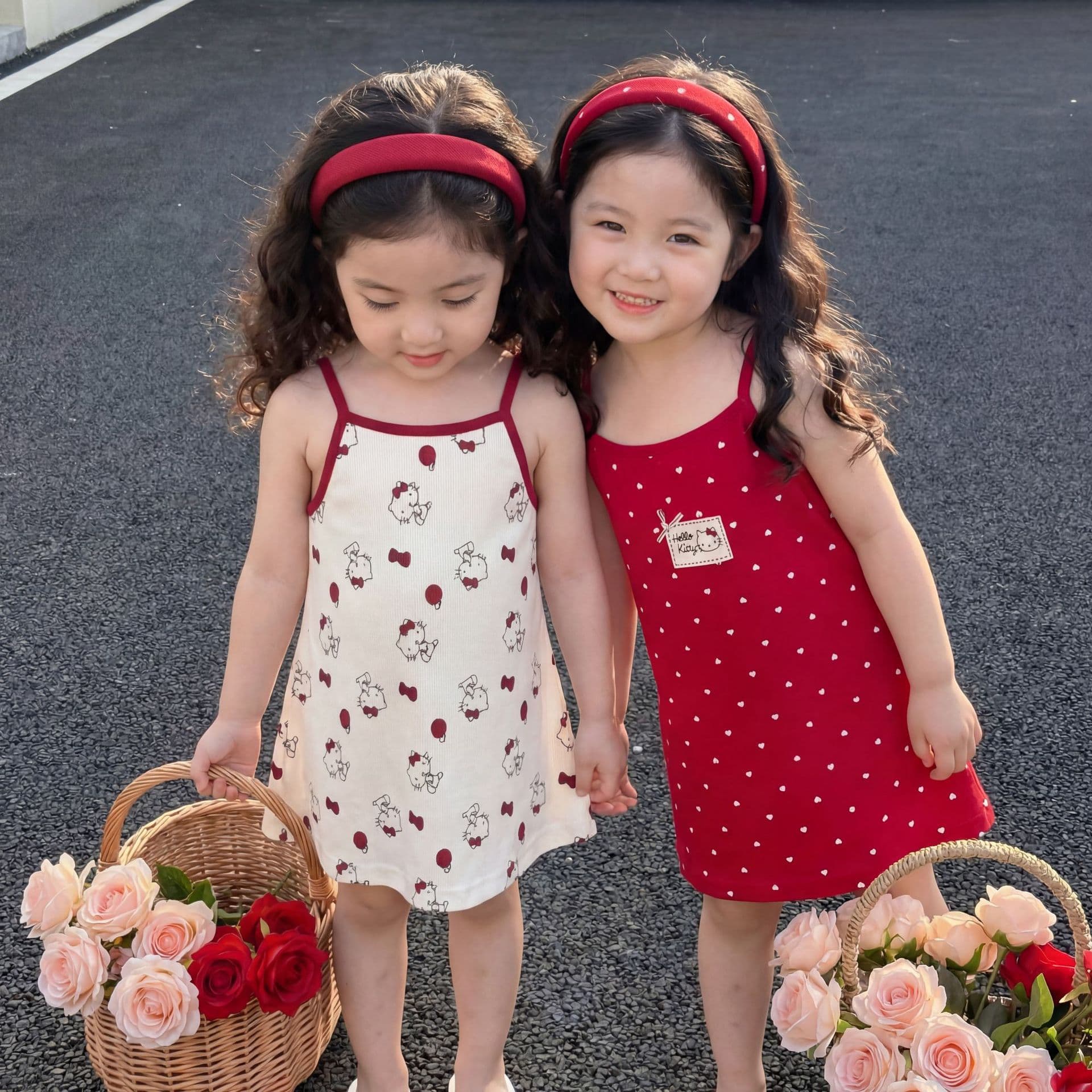 Girls' Sleeveless Dress Baby Toddler Dress Korean Style Summer New Children's Vest Dress Thin Fashionable