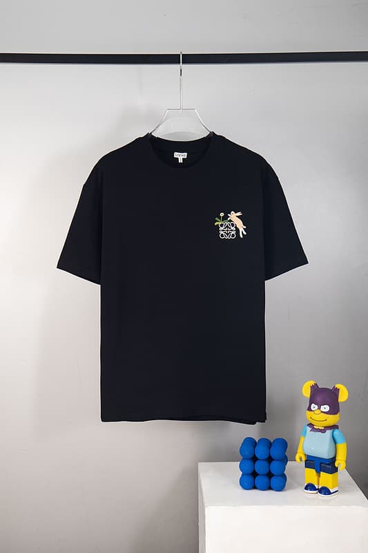 Cross-border Luo Jia 3D Letter Logo Loose Short Sleeve Unisex Casual Fashion Versatile T-Shirt Streetwear Correct
