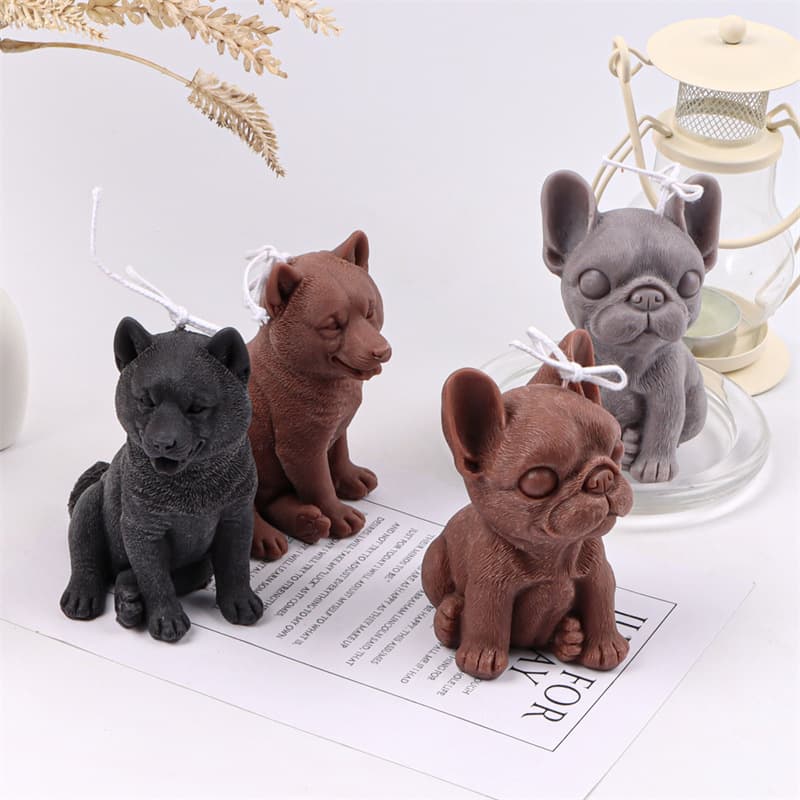 Trending Creative 3D Cartoon Puppy Aromatherapy Candle Home Decoration Ambiance Ornament Birthday Wedding Favor
