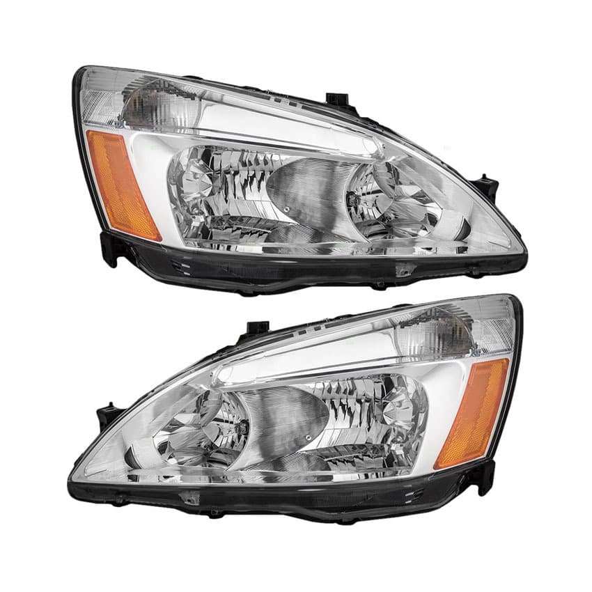 Compatible with 2003-2007 Accord ACCORD Front Headlight 33151SDAA01 33101SDAA01