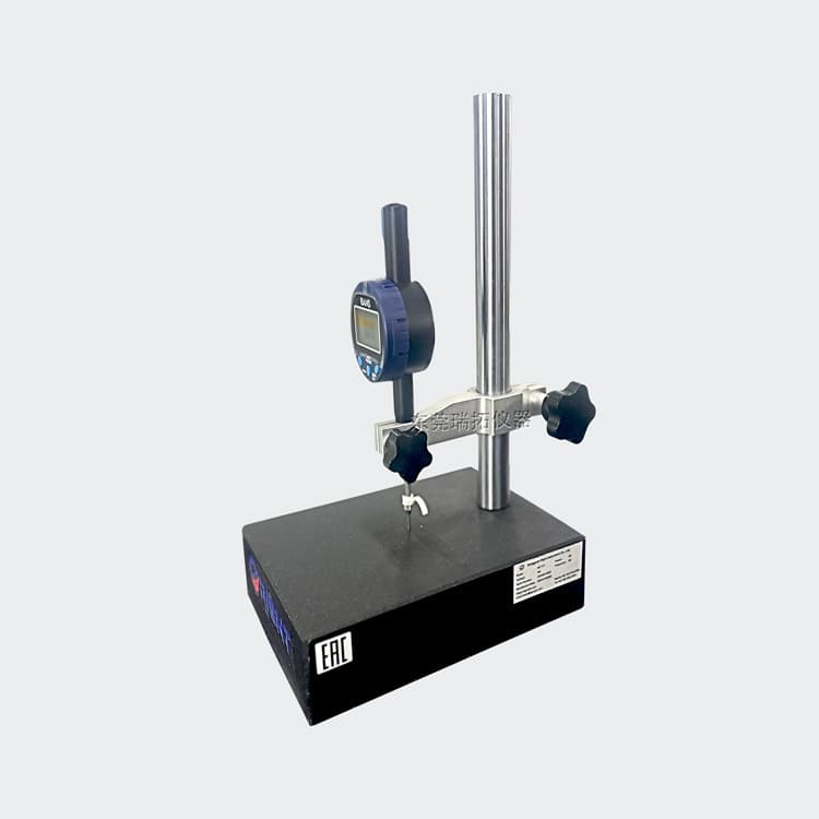 Desktop Digital Rubber Thickness Gauge for Leather, Rubber, Plastic, and Waterproof Materials
