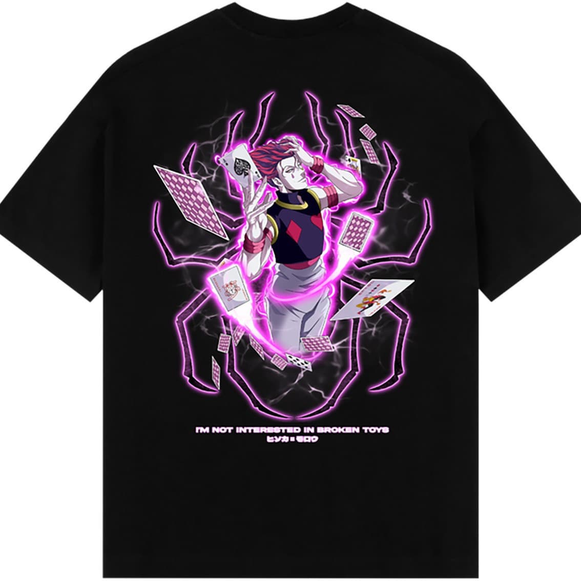 Anime Hunter X Hunter Full-Time Hunter Ouma Short Sleeve T-Shirt and Thin Hoodie Cross-Border Export