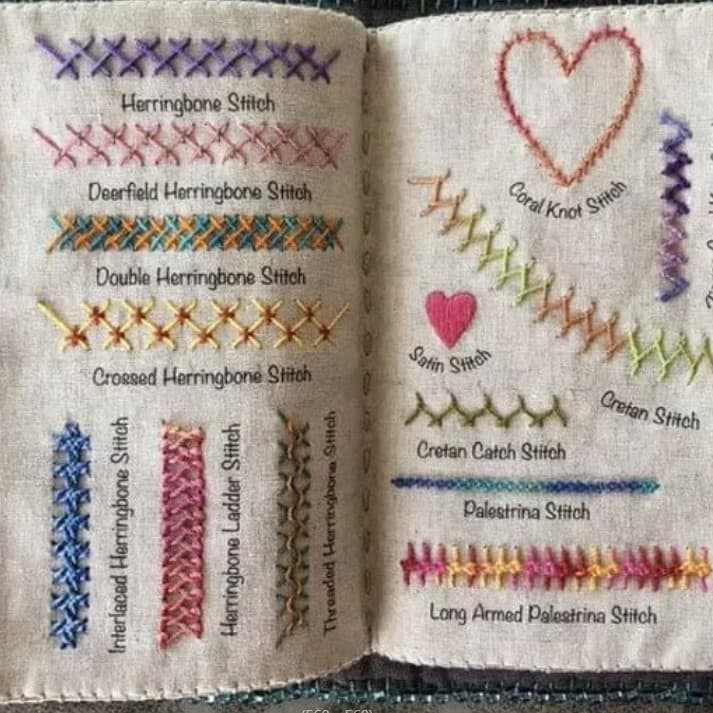 Amazon's new product stitch book stitch book DIY stitch sample book linen embroidery enthusiasts book