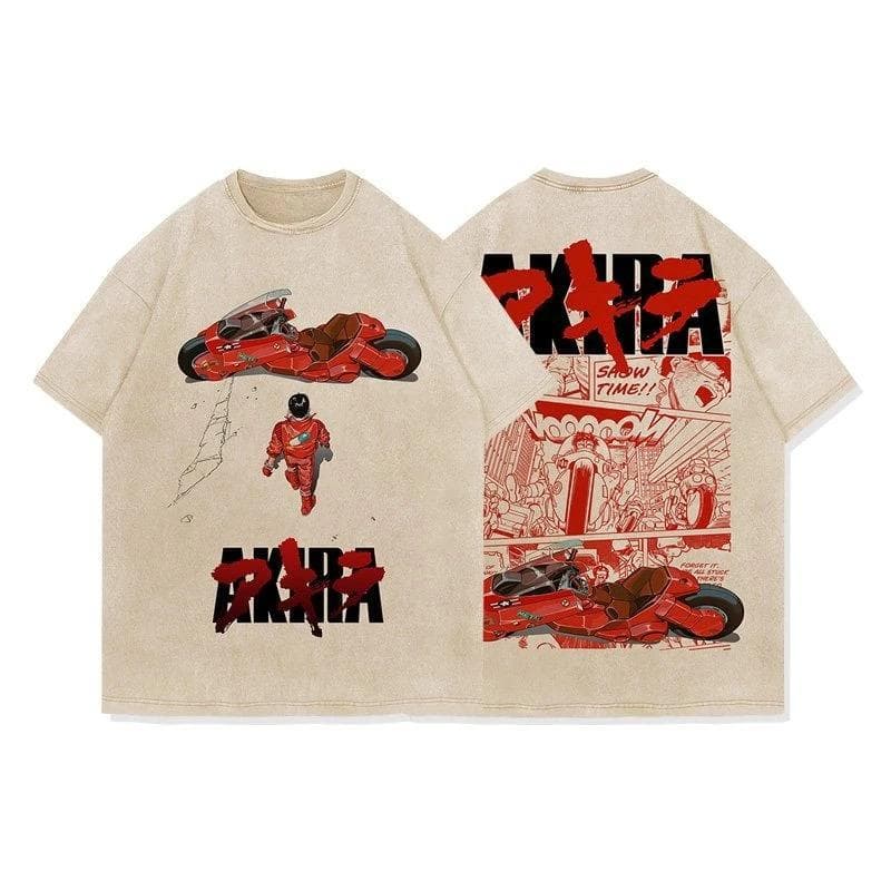 【Cross-border EU Size】Akira Anime Men's Short Sleeve T-shirt Graphic T