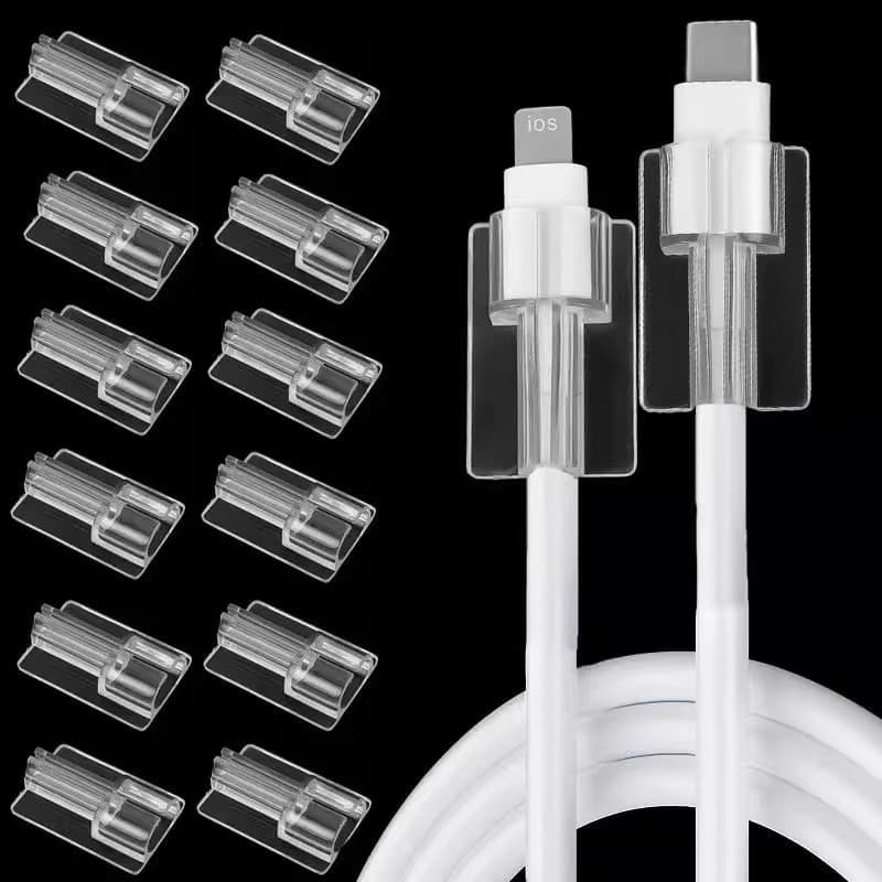 Transparent cable clip/clip for Apple Type-C charging cable, DIY.