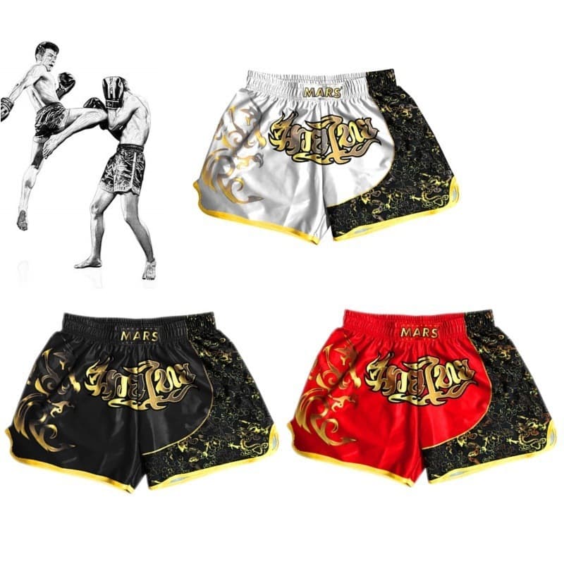 Men's Cross-Border Boxing Shorts Mid-Rise Beach Shorts Casual Shorts