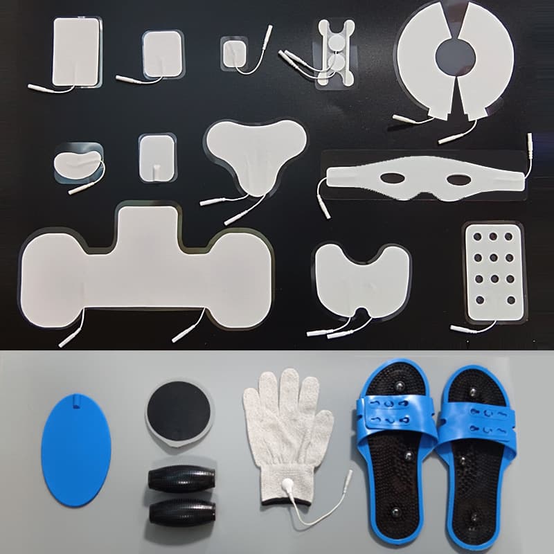 Massage Pad 6*9 Self-Adhesive Physiotherapy Electrode Pins Water Gel Medium and Low Frequency Instrument Accessories Square Acupuncture Patch