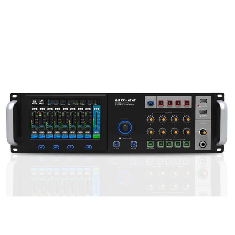 MU-22 Digital Mixer 22 CH Output 18 CH Input 48V Audio Interface digital mixer