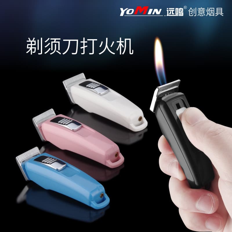 Razor-shaped Refillable Butane Lighter Novelty Gift