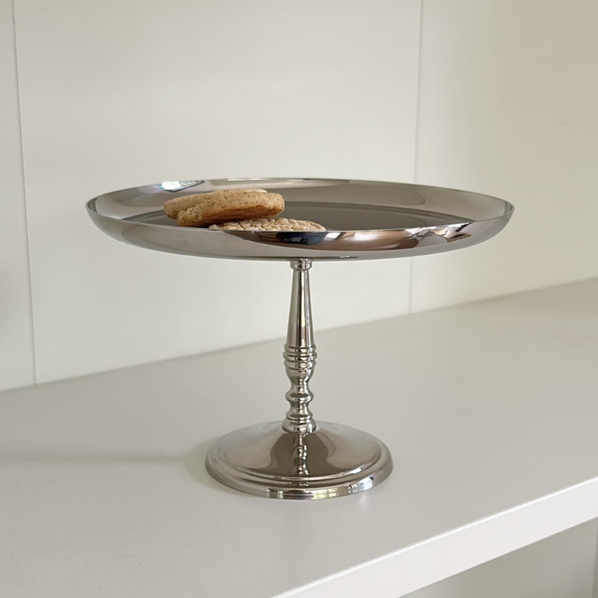 304 Stainless Steel Luxury Fruit Tray, Candy Tray, Pedestal Dessert Plate, Table Cake Plate, Dessert Dish, Snack Plate