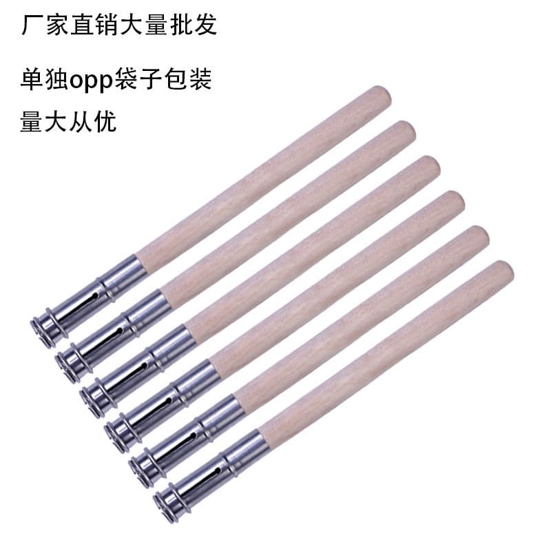 Factory Wholesale Wooden Rod Single Pencil Extender Lengthened Pen Case Sketch Art Painting Lengthener Pen Holder Wholesale
