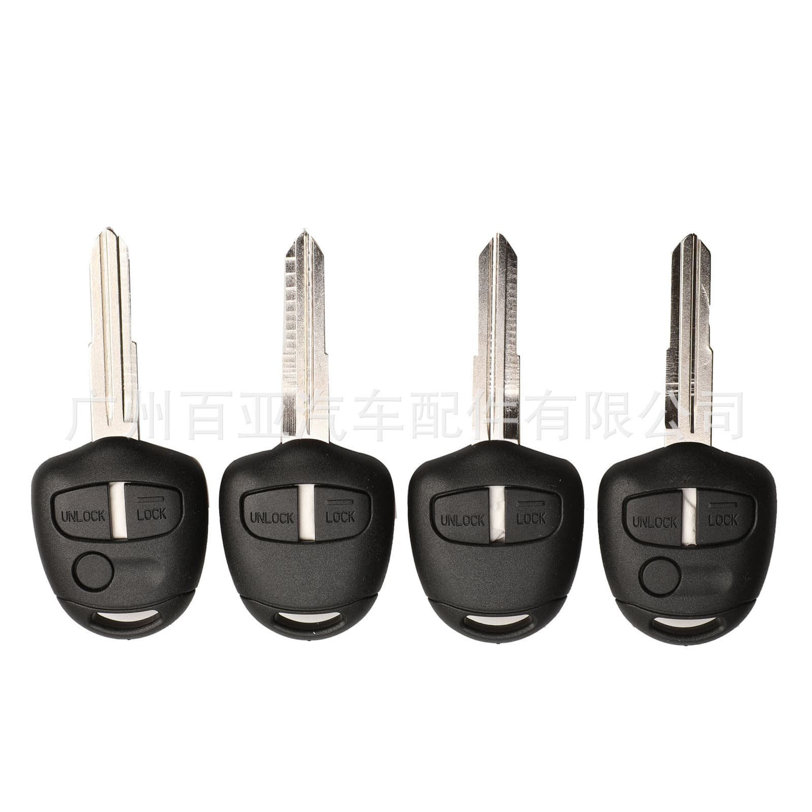 Suitable for 2-Button 3-Button Mitsubishi Outlander Wing God Pajero Straight Plate Remote Control Car Key Replacement Shell
