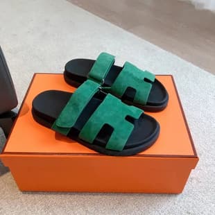 In Stock 2026 Summer New Women's Slippers Outdoor Casual Beach Thick Sole Velcro Sandals