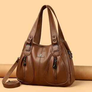 Amazon Cross-Border Women's Bag 2025 New Trendy Lady Bag Tote Shoulder Bag Large Capacity Handheld Crossbody Bag