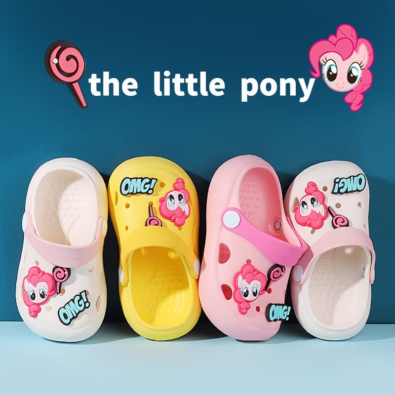 My Little Pony@Transformers Cute Kids EVA Clog Sandals Summer Beach Shoes Slippers Drop Shipping