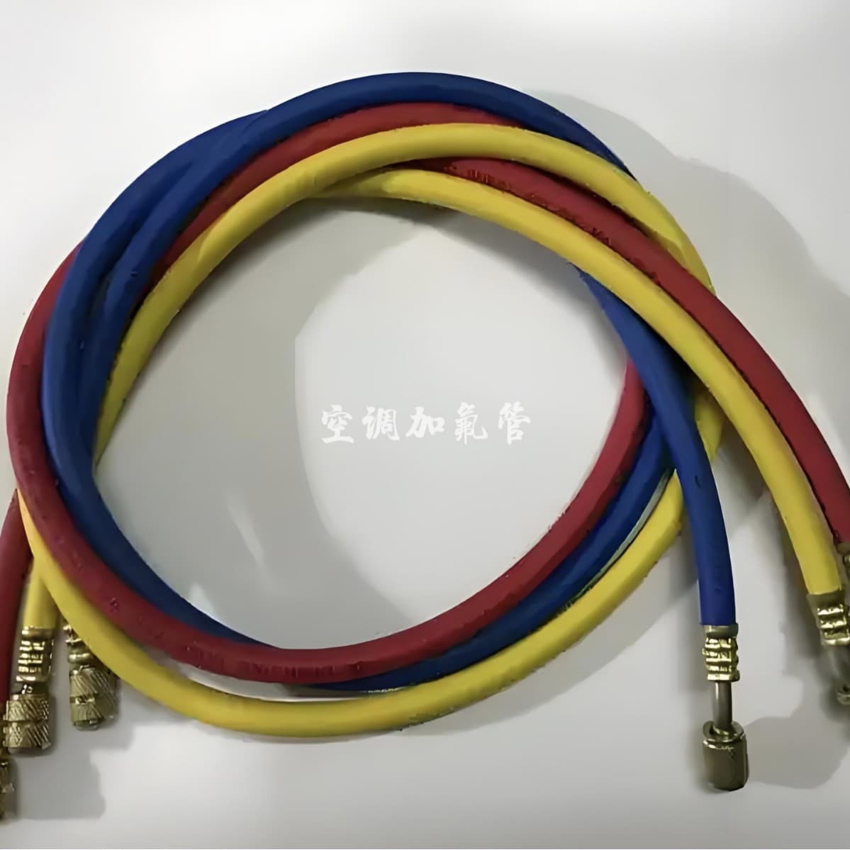 Air Conditioning Refrigerant Charging Hose, Liquid Charging Hose, Car Freon, Refrigerant Pressure Gauge Connection Hose, Three-Color Hose