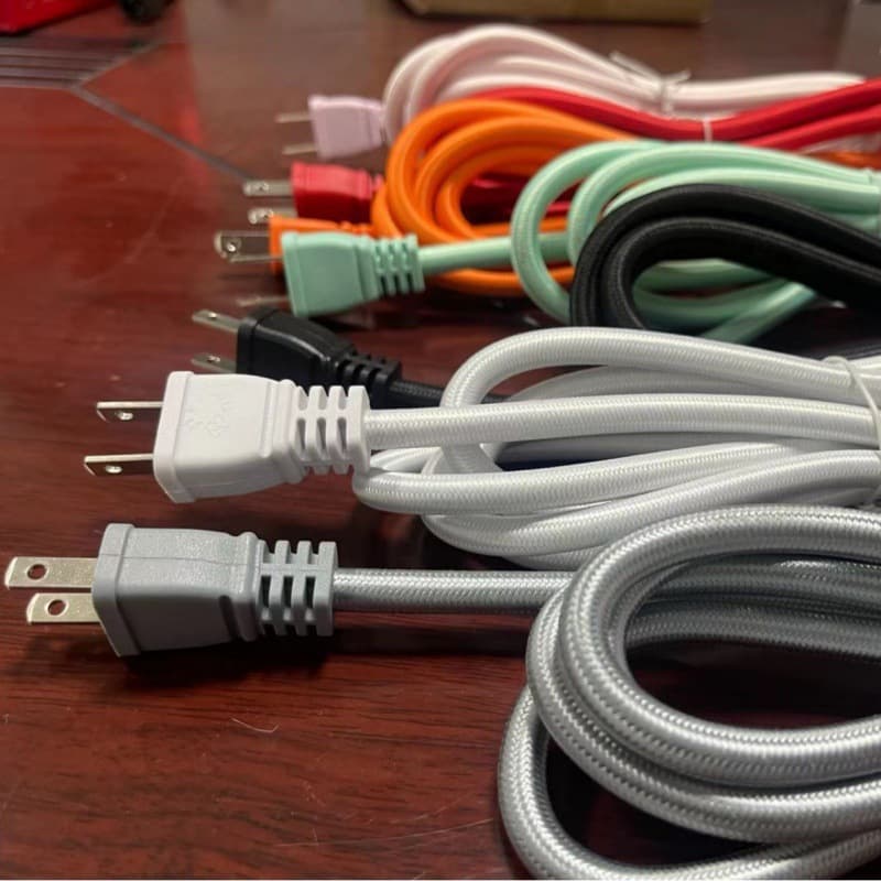 Manufacturer produces power cords, braided wires, switch wires, rubber wires, PVC wires, and power cord plugs that meet various international standards.