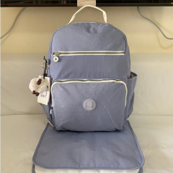 2026K Monkey Print Double Shoulder Backpack Travel Mom Bag with Changing Pad, Side Cup Holders, Large Capacity K14169