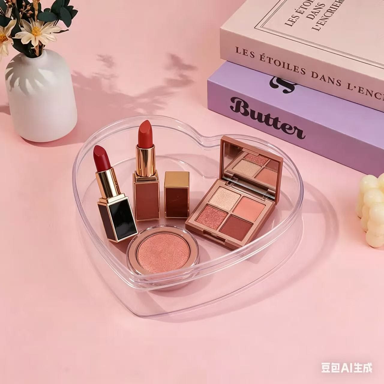 Transparent PS Plastic Food Box, Candy Box, Gift Box, Round Box, Ferrero Rocher Heart-Shaped Box, Chocolate Box