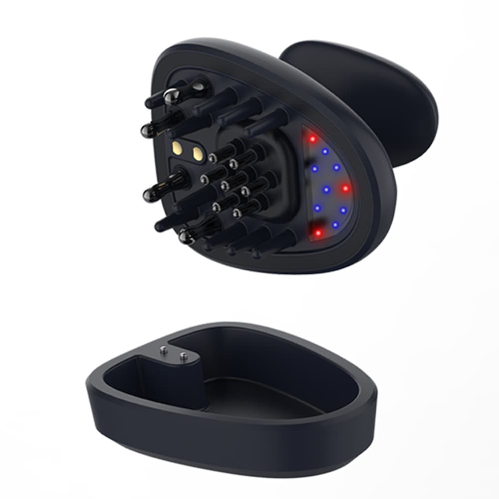 Electric Hair Massager for Scalp Therapy with Red Light