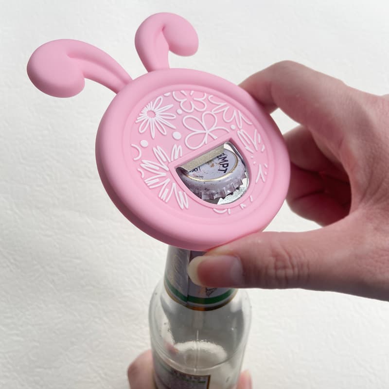 PVC Fridge Magnet Bottle Opener Kitchen Decoration Cute Japanese and Korean Cartoon Multi-Purpose Beer Opener Cross-Border Gift