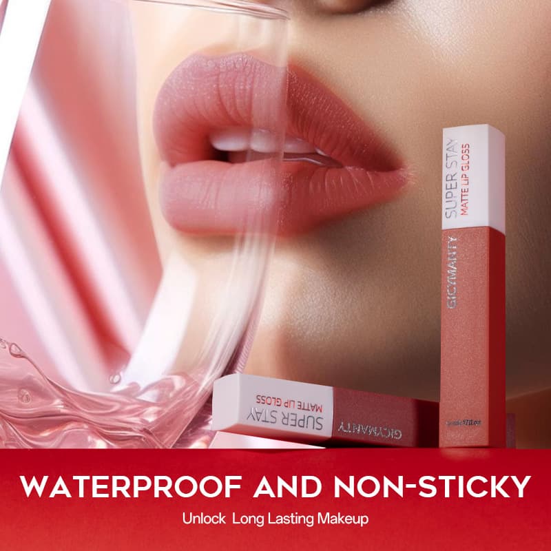 Cross-border Cosmetics GICYMANTY Lip Gloss Matte Non-fading Non-stick Cup Lip Gloss Affordable Square Tube Lipstick