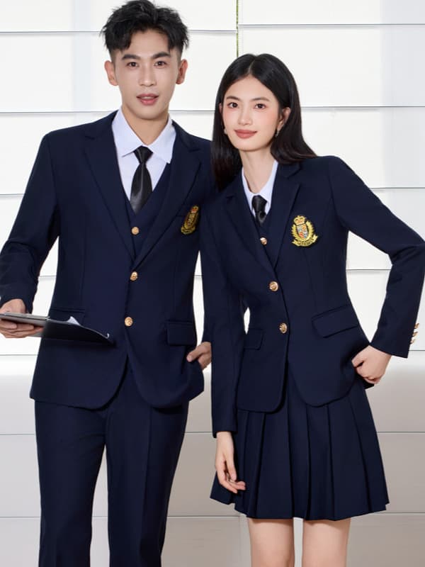 Unisex suit set, formal wear, 2025 new style, college student pleated skirt, school uniform, JK uniform suit.