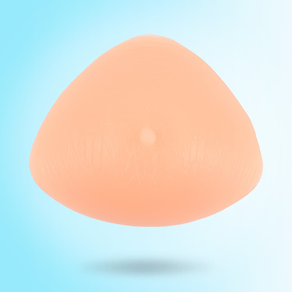 Universal triangular concave base post-surgery prosthetic breast, special breast pad inserts for skin color, head and breast post-surgery, fake breasts