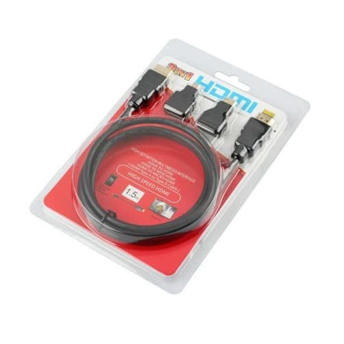 High-Definition HDMI 3-in-1 Adapter Cable Mini Micro HDMI to HDMI Cable Triple Converter