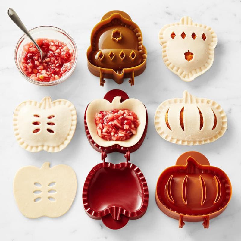 Fall Hand Pie Molds Set Apple Pie Tart Mold Christmas Baking Pumpkin Fruit Pie