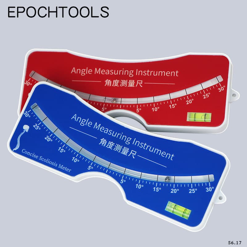 Lateral Bend Angle Meter, Screening Ruler, Lumbar Spine Level Ruler, Bone Examination Test Scoliosis Auxiliary Tool, Spine